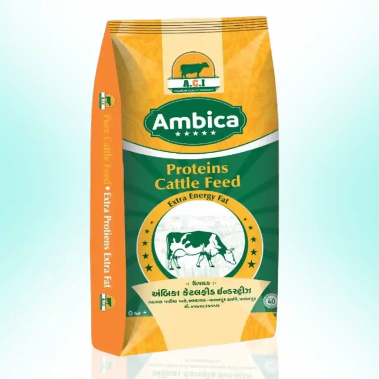 Ambica cattle feed red bag